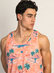 ISLAND HAZE ISLAND HAZE ISLAND PALM ALL OVER PRINT TANK TOP - PEACH - Boathouse