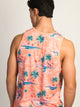 ISLAND HAZE ISLAND HAZE ISLAND PALM ALL OVER PRINT TANK TOP - PEACH - Boathouse