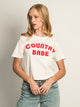 JUNK FOOD CLOTHING JUNK FOOD CLOTHING COUNTRY BABE T-SHIRT - Boathouse