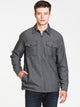 KOLBY BLACK KOLBY BLACK CHARTER ZIP FRONT SHIRT - CLEARANCE - Boathouse