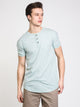 KOLBY MENS LONGLINE MELANGE HENLEY - CLEARANCE - Boathouse
