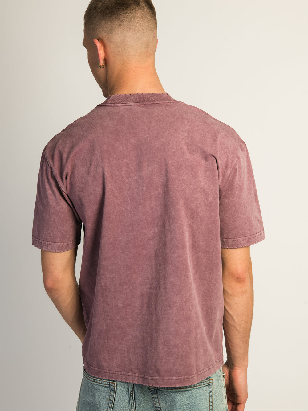 KOLBY HEAVYWEIGHT T-SHIRT - PEBBLE