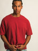 KOLBY KOLBY SHORT CUT KNIT TEE- CRANBERRY - Boathouse
