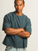 KOLBY KOLBY SHORT CUT KNIT TEE - TEAL - Boathouse