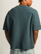 KOLBY KOLBY SHORT CUT KNIT TEE - TEAL - Boathouse