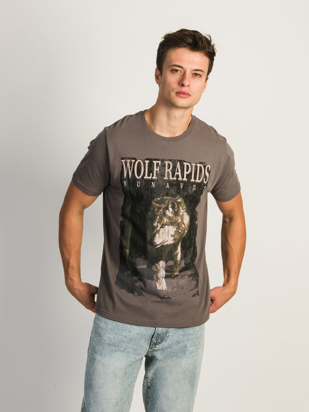 KOLBY PEAKS N CREEKS T-SHIRT - WOLF RAPIDS - CLEARANCE