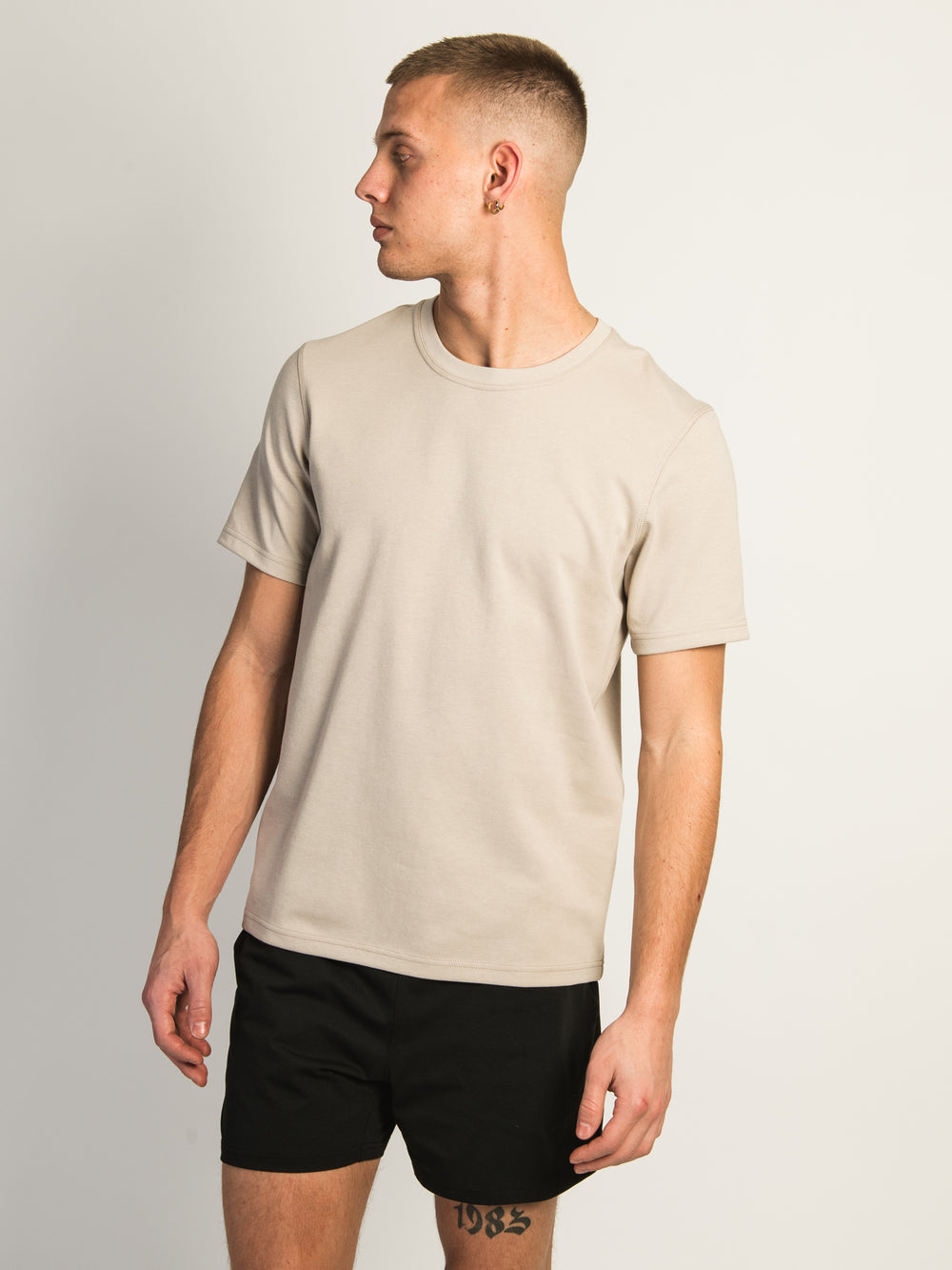 T-SHIRT KOLBY KEEP COOL - PEBBLE