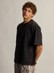 T-SHIRT POIDS LOURD COURT KOLBY - NOIR