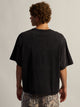T-SHIRT POIDS LOURD COURT KOLBY - NOIR