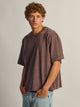 KOLBY KOLBY SHORT CUT HEAVYWEIGHT TEE - BROWN - Boathouse