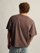 KOLBY KOLBY SHORT CUT HEAVYWEIGHT TEE - BROWN - Boathouse