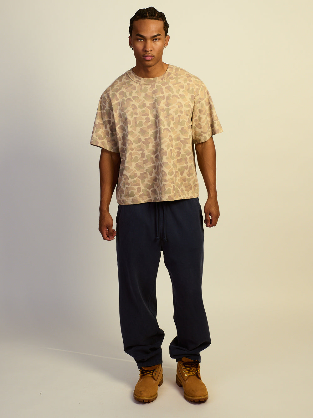 KOLBY SHORT CUT HEAVYWEIGHT TEE - CAMO