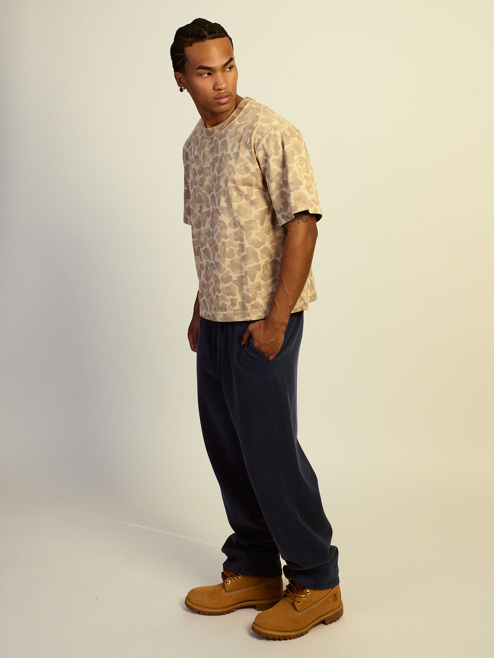 KOLBY SHORT CUT HEAVYWEIGHT TEE - CAMO