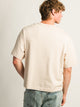 KOLBY SHORT CUT HEAVYWEIGHT TEE - CREAM