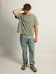 KOLBY SHORT CUT HEAVYWEIGHT TEE - GREEN