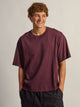 KOLBY KOLBY SHORT CUT HEAVYWEIGHT TEE - PLUM - Boathouse