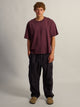 KOLBY KOLBY SHORT CUT HEAVYWEIGHT TEE - PLUM - Boathouse