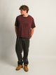 KOLBY KOLBY SHORT CUT HEAVYWEIGHT TEE - PLUM - Boathouse