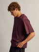KOLBY KOLBY SHORT CUT HEAVYWEIGHT TEE - PLUM - Boathouse