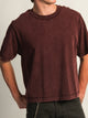 KOLBY KOLBY SHORT CUT HEAVYWEIGHT TEE - PLUM - Boathouse