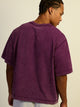T-SHIRT POIDS LOURD COURT KOLBY – VIOLET