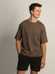 KOLBY KOLBY KEEP COOL BOXY FIT TEE - BROWN - Boathouse