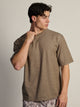 KOLBY KOLBY BOXY FIT TEE - HEATHER BROWN - Boathouse