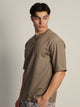 KOLBY KOLBY BOXY FIT TEE - HEATHER BROWN - Boathouse