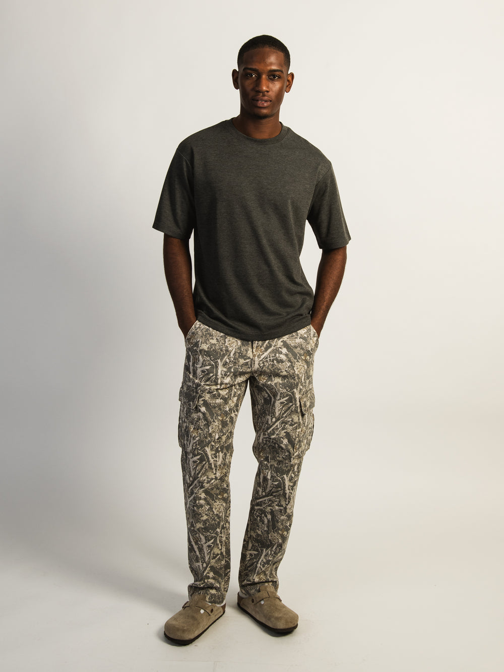 T-SHIRT COUPE BOXY KOLBY KEEP COOL- CHARCOAL