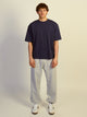 KOLBY KOLBY BOXY FIT TEE - CHARCOAL NAVY - Boathouse