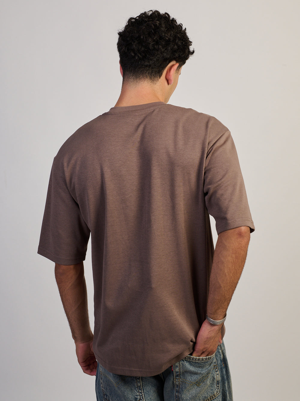 KOLBY KOLBY BOXY FIT T-SHIRT - BROWN - Boathouse