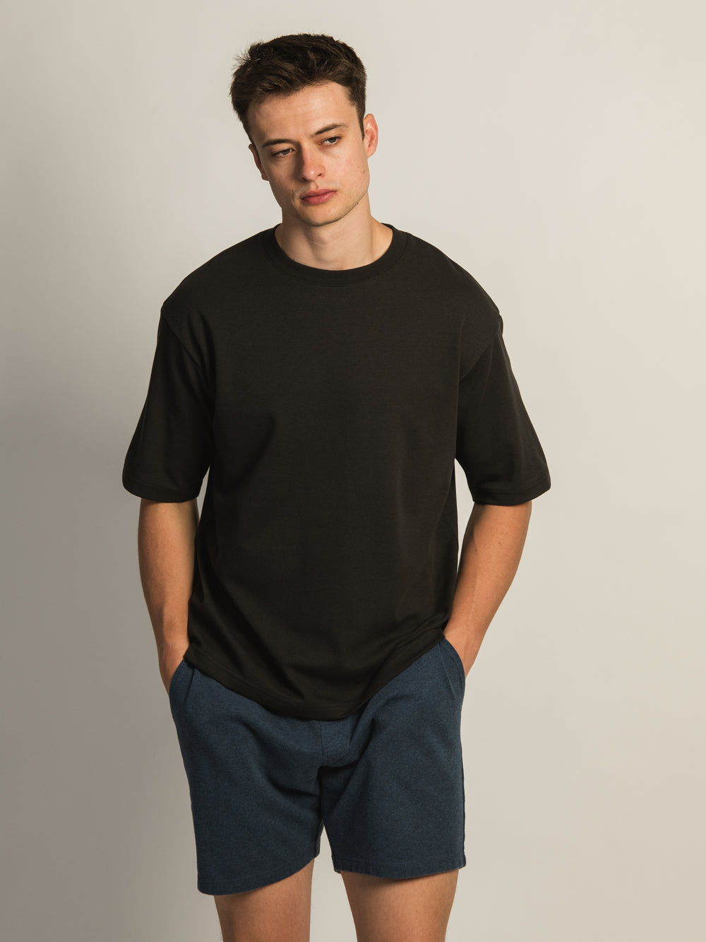 KOLBY KEEP COOL T-SHIRT COUPE BOXY - NOIR