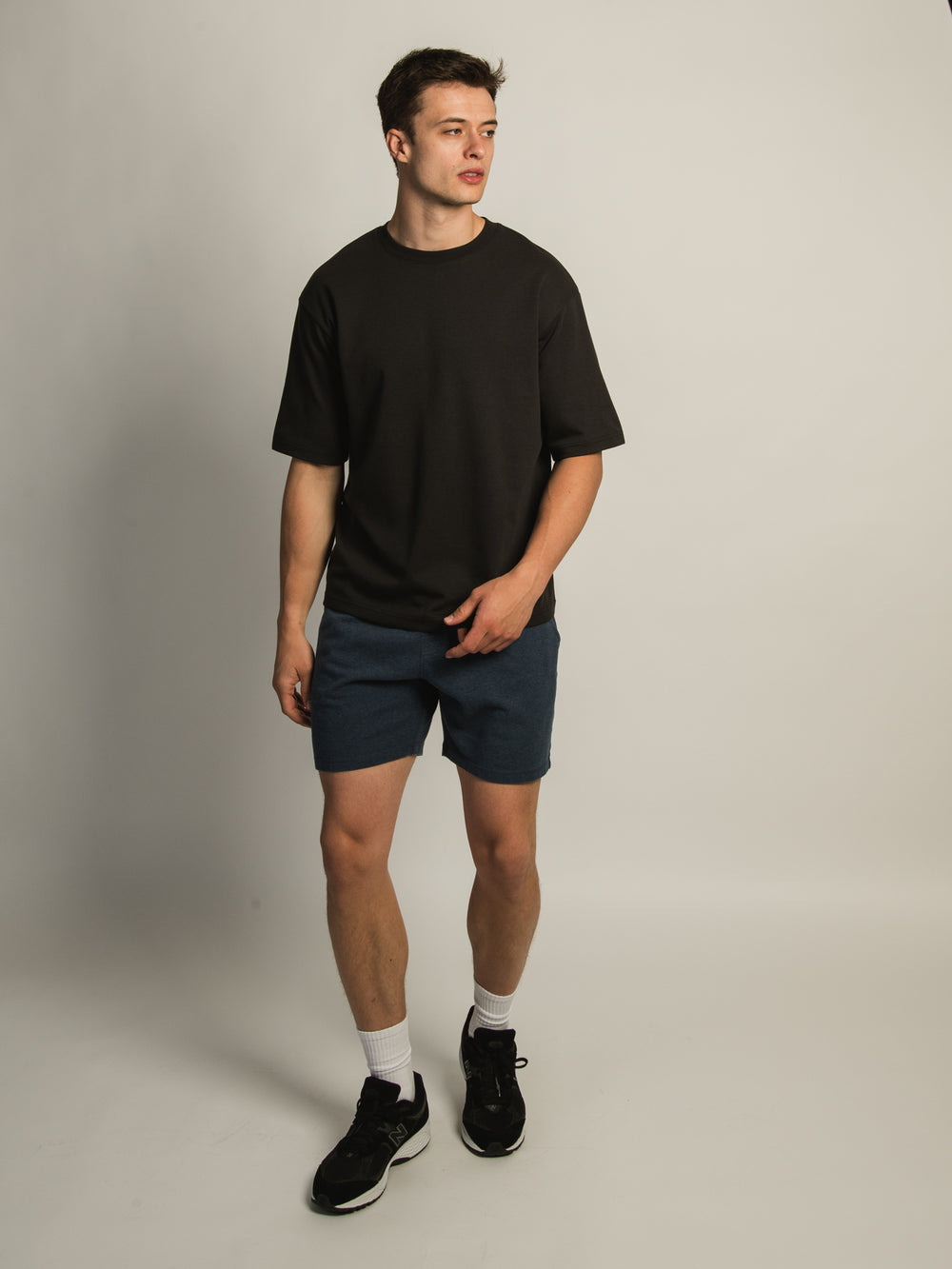 KOLBY KEEP COOL BOXY FIT TEE - BLACK