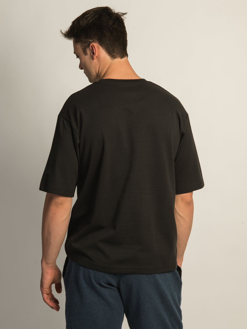 KOLBY KEEP COOL BOXY FIT TEE - BLACK