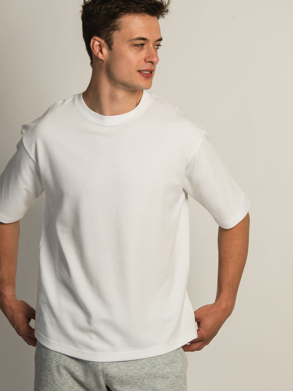 KOLBY KEEP COOL T-SHIRT BOXY FIT - BLANC