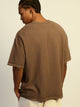 KOLBY KOLBY LOOSE FIT TEXT TEE - IRON - Boathouse