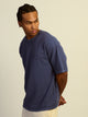 KOLBY KOLBY LOOSE FIT TEXT TEE - VINTAGE BLUE - Boathouse