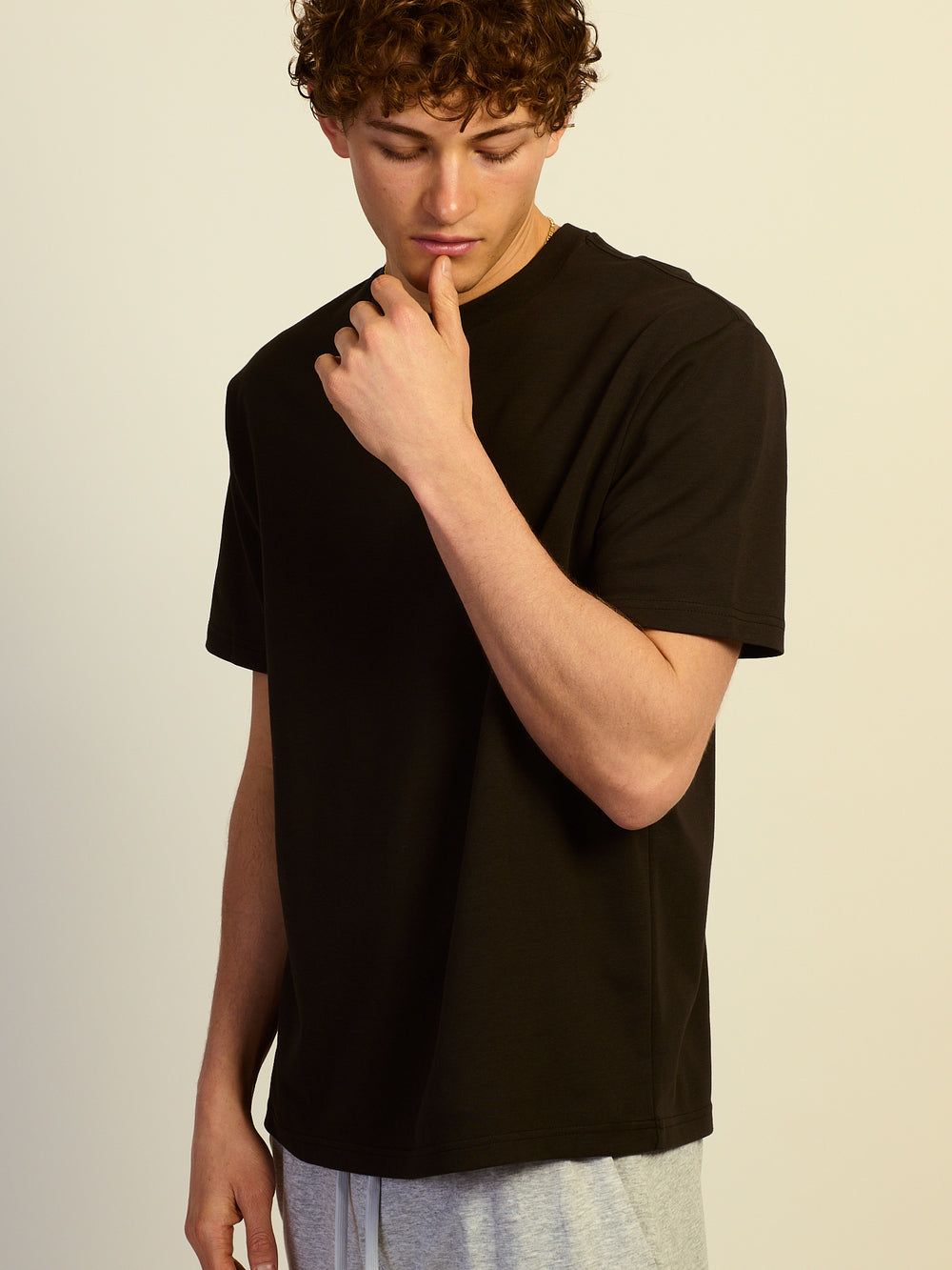 KOLBY RELAXED FIT KEEP COOL TEE - BLACK