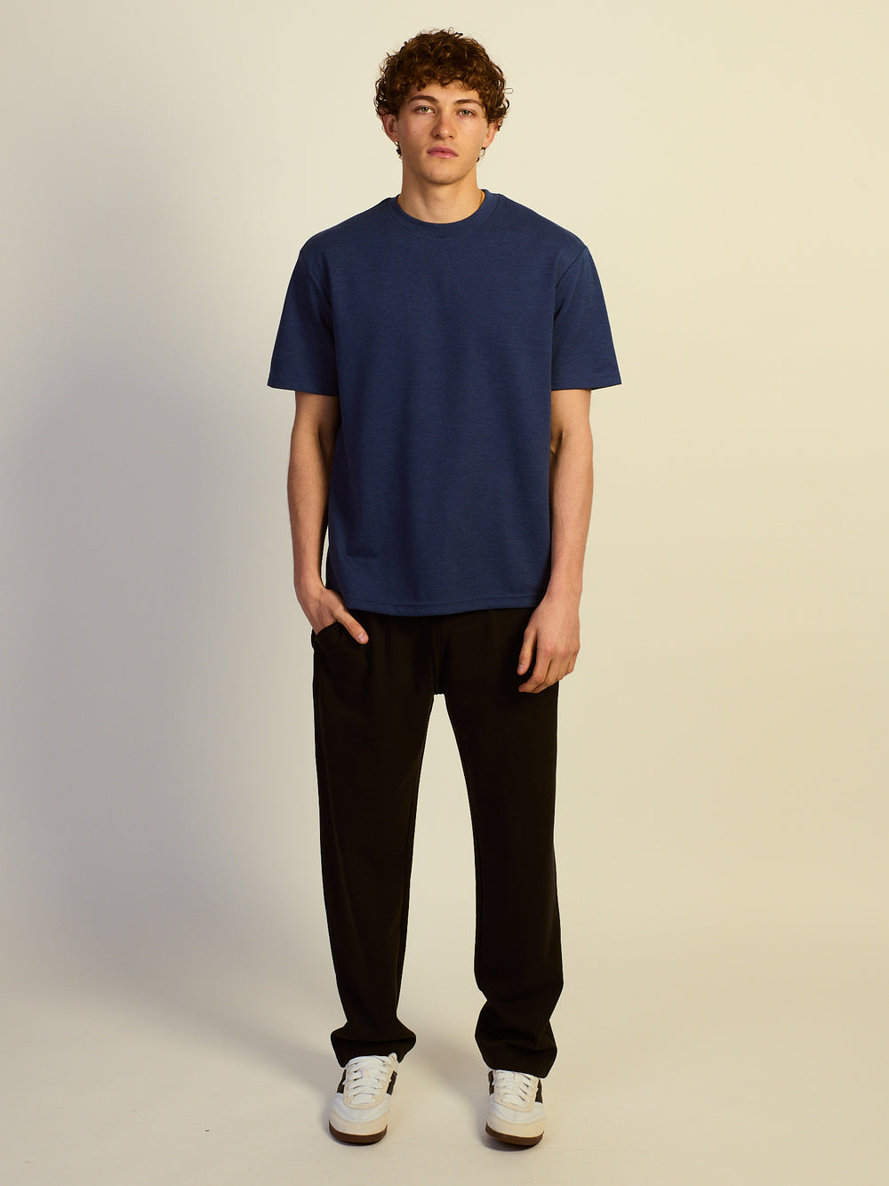 KOLBY RELAXED FIT KEEP COOL TEE - NAVY