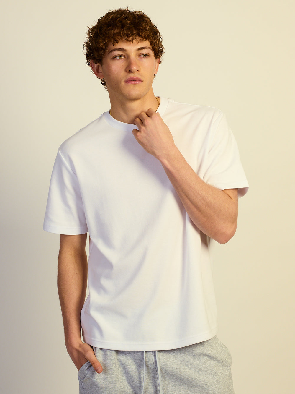 T-SHIRT AMPLE KOLBY KEEP COOL – BLANC
