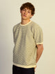 T-SHIRT AMPLE KOLBY KNIT – NATUREL