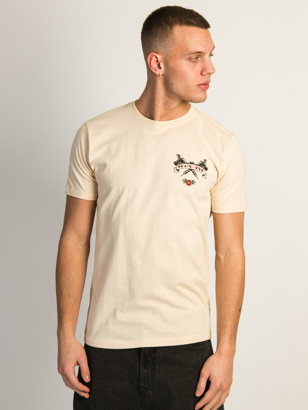 KOLBY GRAPHIC T-SHIRT- IRON/INK