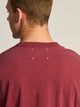 KOLBY KOLBY LOOSE FIT FOOTBALL TEE - BURGUNDY - Boathouse