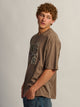 KOLBY KOLBY LOOSE FIT FOOTBALL T-SHIRT - BROWN - Boathouse