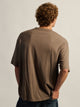 KOLBY KOLBY LOOSE FIT FOOTBALL T-SHIRT - BROWN - Boathouse