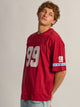 KOLBY KOLBY LOOSE FIT FOOTBALL T-SHIRT - RED - Boathouse