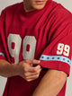 KOLBY KOLBY LOOSE FIT FOOTBALL T-SHIRT - RED - Boathouse