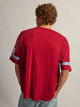 KOLBY KOLBY LOOSE FIT FOOTBALL T-SHIRT - RED - Boathouse