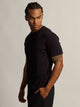 KOLBY KOLBY SLIM FIT RIBBED T-SHIRT - BLACK - Boathouse