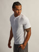 KOLBY KOLBY SLIM FIT RIBBED T-SHIRT - WHITE - Boathouse